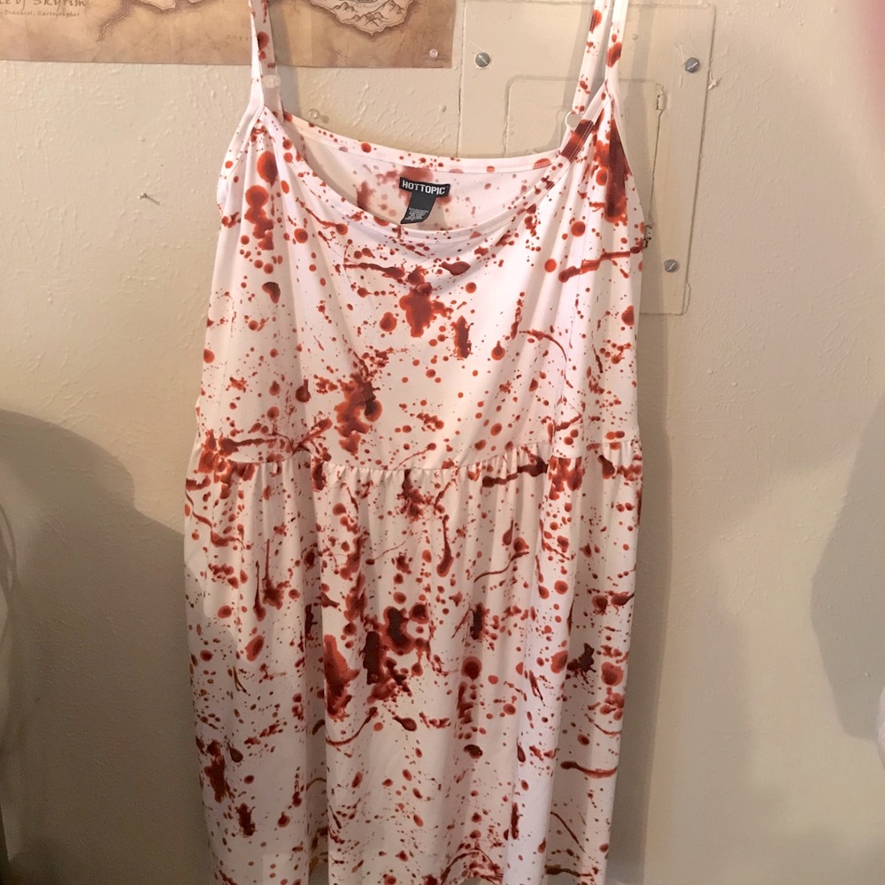 Hot Topic Halloween dress - blood spatter